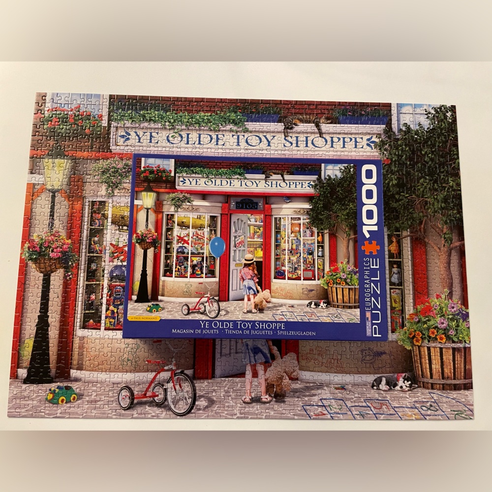 Eurographics 1000 Piece Puzzle – Ye Olde Toy Shoppe – Complete